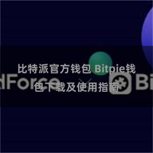 比特派官方钱包 Bitpie钱包下载及使用指南