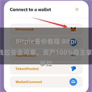 Bitpie备份教程 Bitpie钱包安全可靠，资产100%自主掌控