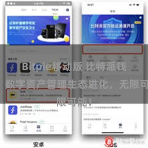 Bitpie移动版 比特派钱包：数字资产管理生态进化，无限可能！