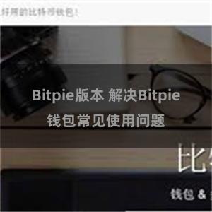 Bitpie版本 解决Bitpie钱包常见使用问题