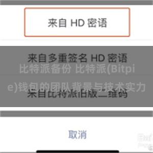 比特派备份 比特派(Bitpie)钱包的团队背景与技术实力