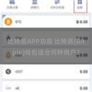 比特派APP功能 比特派(Bitpie)钱包适合何种用户？